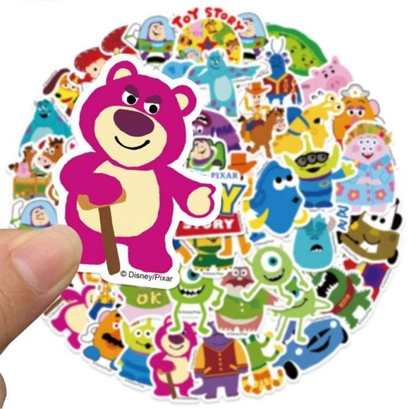 Disney Pixar Toy Story Monsters University Cars Stickers - Picture 1 of 5